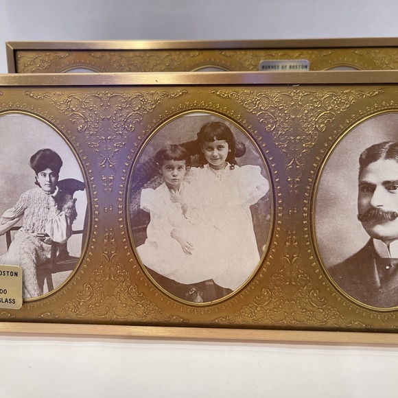 Vintage Burnes Of Boston Picture Frames 2 4523 Non Glare Glass New Original Box - Picture 2 of 16